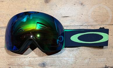 Maschera da sci Oakley FLIGHT DECK L blu/verde