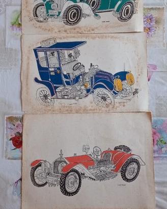 5 cromoxilografia di Alessandro Mendini 32x24 cm
