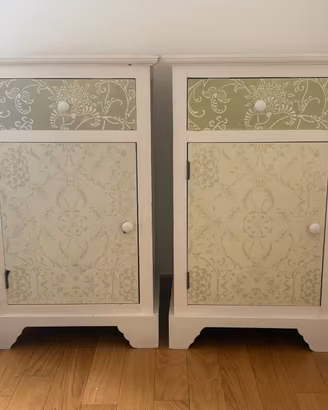 Coppia comodoni shabby chic - eleganti e romantici