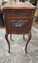 comodino vintage stile Luigi XV