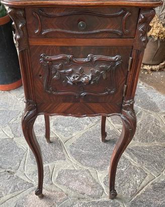 comodino vintage stile Luigi XV