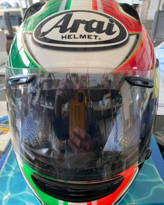 helmet casco arai viper gt taglia m tricolore