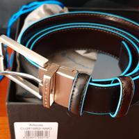 Piquadro cintura in pelle reversibile + confezione