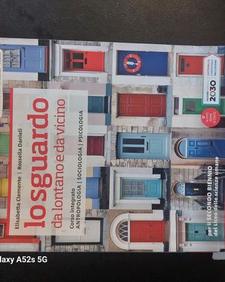 libro di testo di Antropologia Sociologia Psicolo
