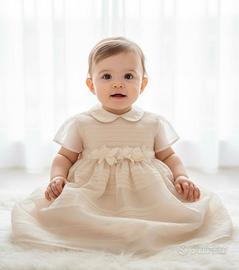 abito battesimo 3 mesi