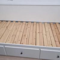 Letto singolo/matrimoniale IKEA con cassetti