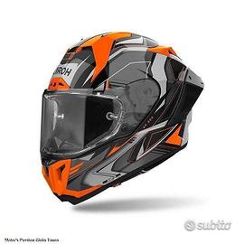 AIROH Casco Integrale GP800 Orange - Must -