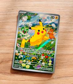 Carta Pokemon originale rara Pikachu SVP 088 Promo