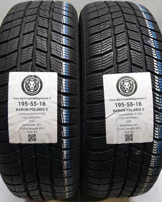 2 GOMME 195 55 16 BARUM A61563