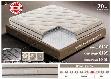 MATERASSO A MOLLE TRADIZIONALE - 20 CM