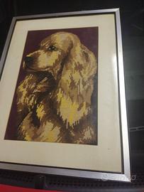 Quadro mezzo punto cane