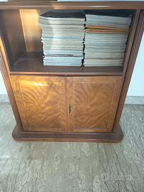 Libreria 4 ripiani e mobiletto
