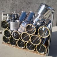 Tubo inox coibentato 250-300 h.1000