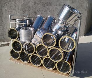 Tubo inox coibentato 250-300 h.1000