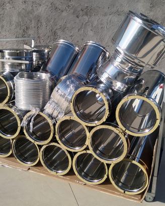 Tubo inox coibentato 250-300 h.1000