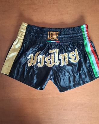 Pantaloncini Leone Muay Thai Neri 
