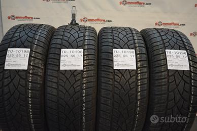 4 Pneumatici 225/55 R17 Dunlop W3 D Runflat