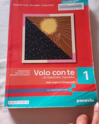 Libro "Volo con te" Letteratura italiana 