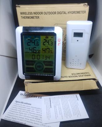 Set di 2 barometro e termometri digitali con sonda