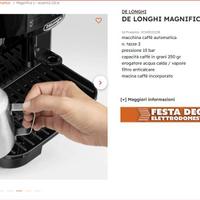 Macchina automatica caffè De Longhi ECAM12.121.B