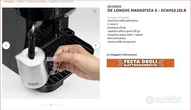Macchina automatica caffè De Longhi ECAM12.121.B