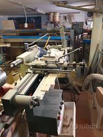 tornio per legno con copiatore 
