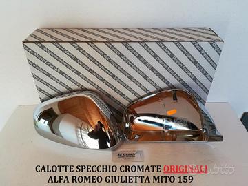 Calotte cromate originali Alfa 159 Giulietta Mito