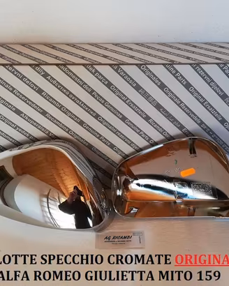 Calotte cromate originali Alfa 159 Giulietta Mito