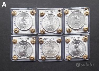 ARGENTO _ 1000 lire 1970 FDC periziate _LEGGI