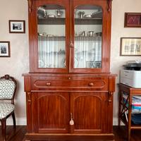 Antica Vetrina Credenza inglese '800