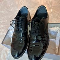 Scarpa Cerimonia Matrimonio Uomo Nero Lucido