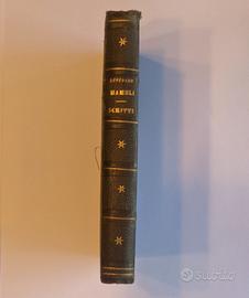 Scritti Goffredo Mameli Dagnino 1850 Libro Antico
