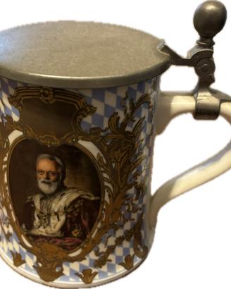 Boccale da birra in porcellana