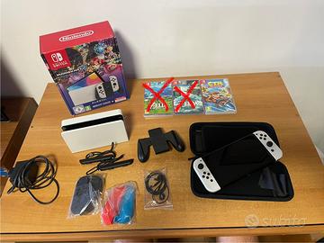 nintendo switch oled + gioco CTR