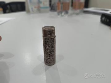 Antico Porta Aghi in Argento ed inciso a Mano