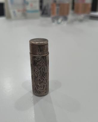Antico Porta Aghi in Argento ed inciso a Mano