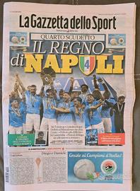 Gazzetta dello Sport Napoli campione 2025