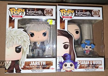 Funko Pop Labyrinth Jareth + Sarah & Worm