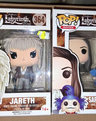 Funko Pop Labyrinth Jareth + Sarah & Worm