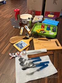 Mix oggetti per la cucina