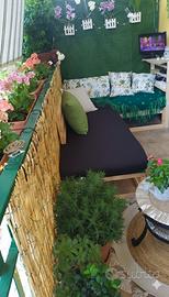 Divano / Lettino relax da esterno (stile Pallet) c