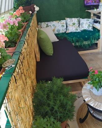 Divano / Lettino relax da esterno (stile Pallet) c