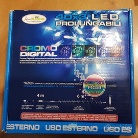 Catena Luci cromo 120 led