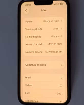 Apple iPhone 13 128GB Verde - Batteria 94%