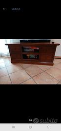 porta tv legno massiccio