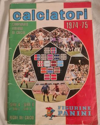 Album di figurine Panini "Calciatori 1974-75"