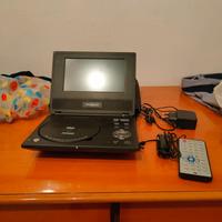 LETTORE DVD PORTATILE + TV 