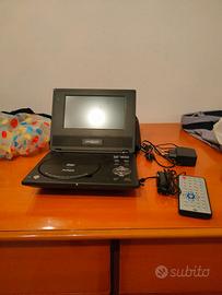 LETTORE DVD PORTATILE + TV 