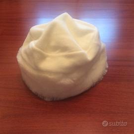 Sciarpa e cappello bianchi donna morbidissimi