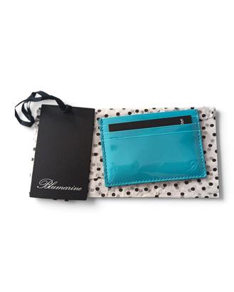 Blumarine Portacarte celeste 